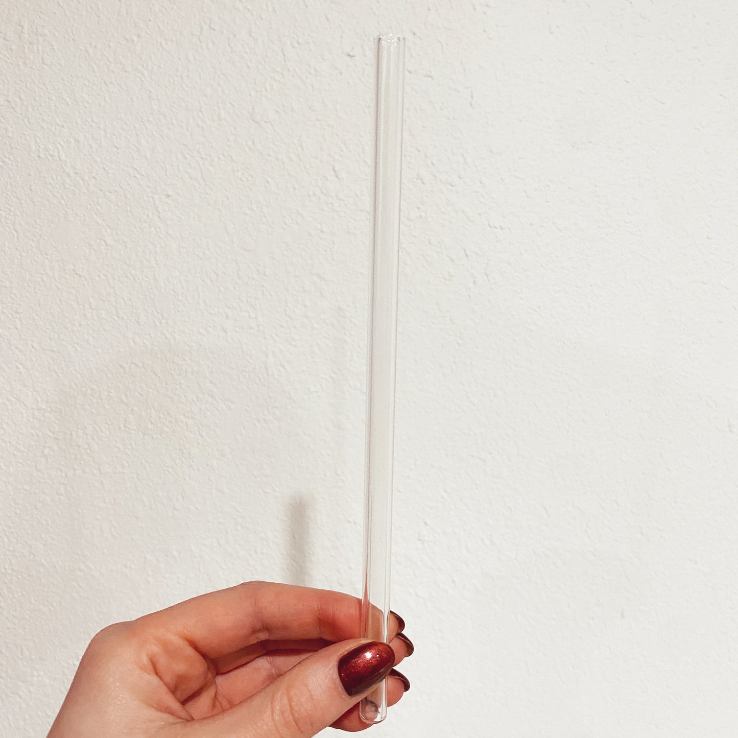 clear glass straw - straight