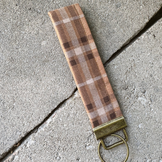 key fob - plaid